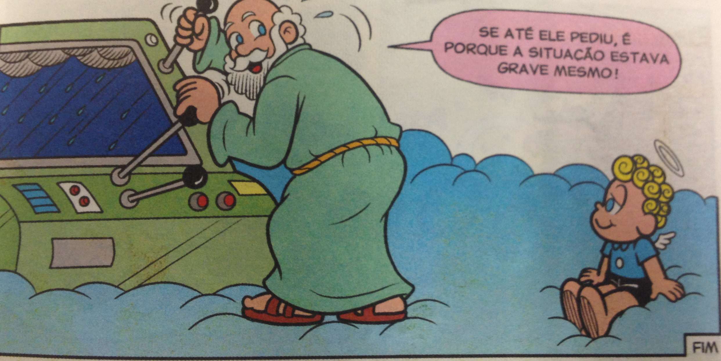 Cascão | Personagem pede por chuva em São Paulo em revista de outubro