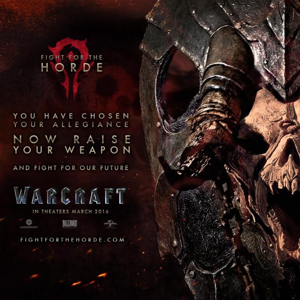 Warcraft lança novos pôsteres e quer saber de qual lado você está!
