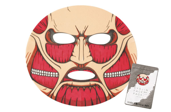 Ataque dos Titãs – Shingeki no Kyojin | Revista de beleza japonesa virá com máscara rejuvenescedora do Titã Colossal