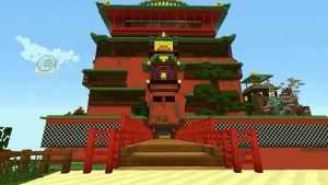 A Viagem de Chihiro | Jogador recria cenários da animação no Minecraft.