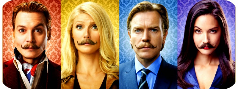 Mortdecai - A Arte da Trapaça (2015) | Humor em forma de moustache