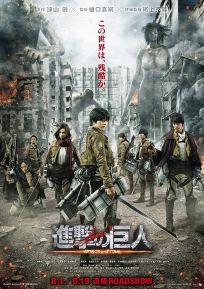 Attack On Titan  Fotos do Live-Action