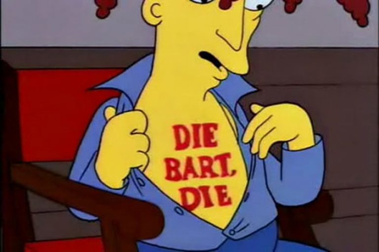 Os Simpsons Bart Simpson Vai Morrer 