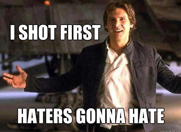 Mistério resolvido: Han Solo atirou primeiro, e aqui está a prova: