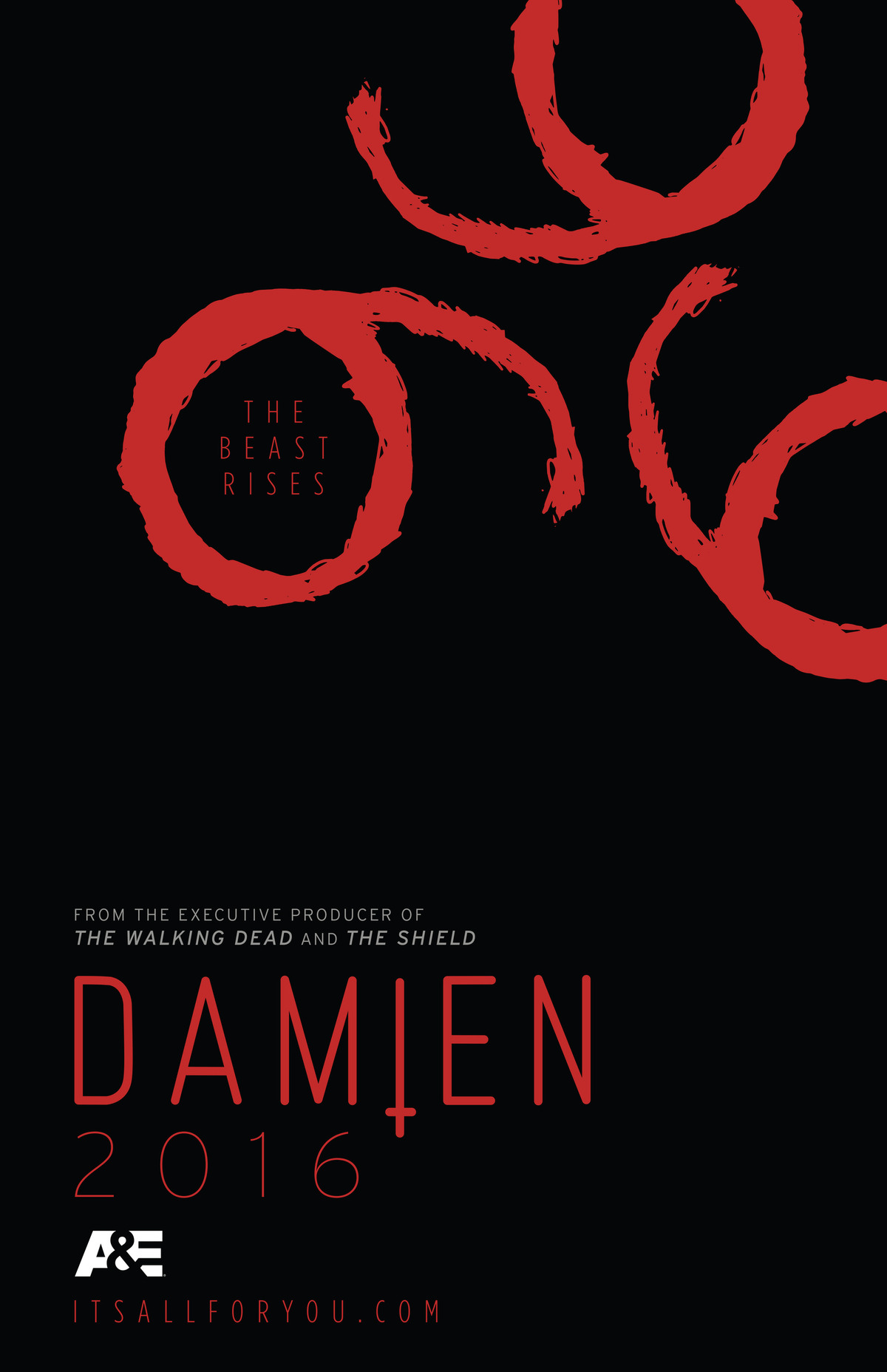 Damien | Confira o poster oficial da série para a Comic-Con