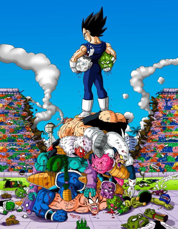 Dragon Ball | Fanart cataloga quantos personagens cada guerreiro Z já matou