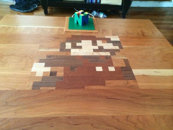 Já pensou transformar uma mesa em um Nintendo 64?