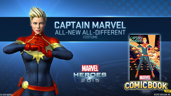 Marvel Heroes | Capitã Marvel ganhará re-design