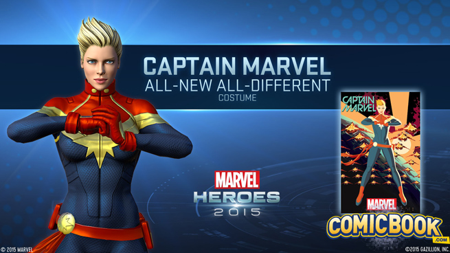 Marvel Heroes | Capitã Marvel ganhará re-design