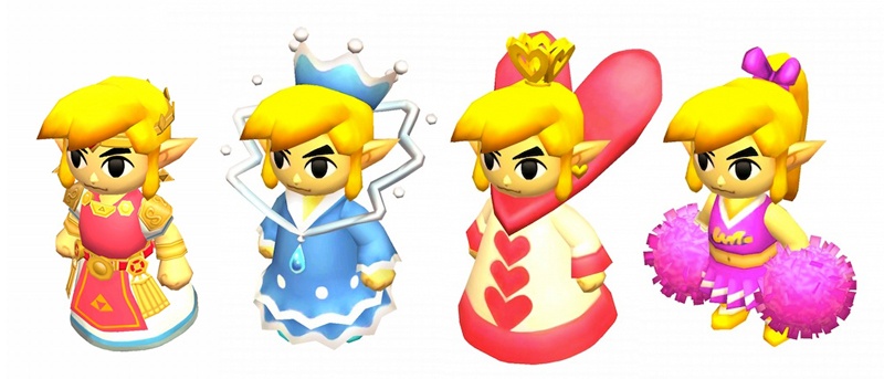 The Legend Of Zelda: Triforce Heroes | Confira as novas fantasias de Link 