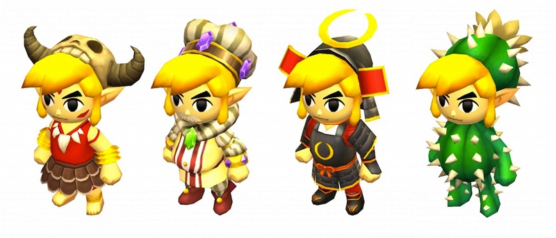 The Legend Of Zelda: Triforce Heroes | Confira as novas fantasias de Link 