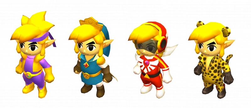The Legend Of Zelda: Triforce Heroes | Confira as novas fantasias de Link 