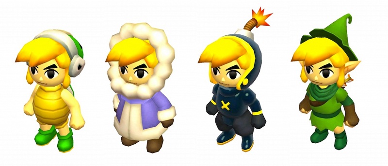 The Legend Of Zelda: Triforce Heroes | Confira as novas fantasias de Link 