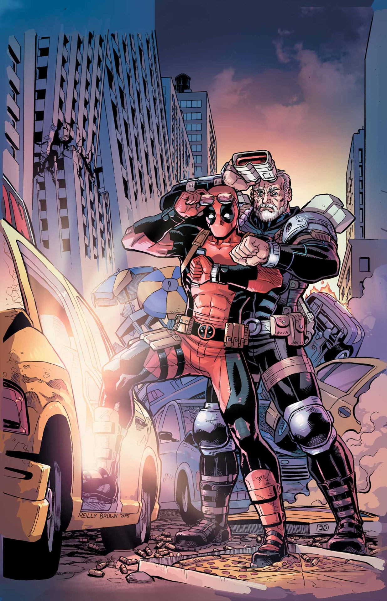 Marvel Comics | Deadpool e Cable fazem homenagem a "De Volta Para o Futuro"
