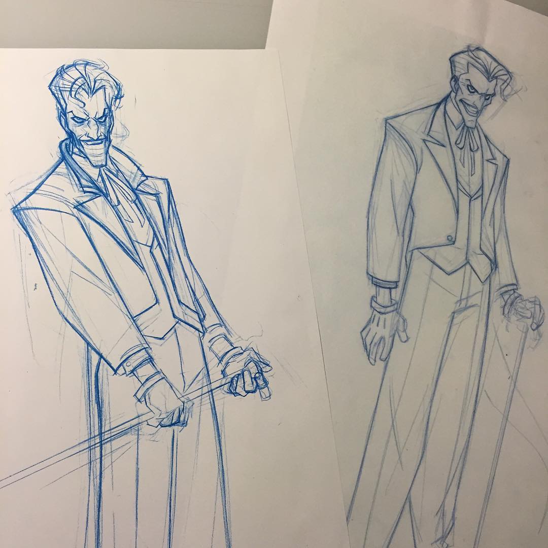 Batman: A Piada Mortal | Disponibilizada primeiras artes conceituais do Coringa