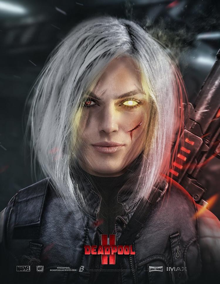 Deadpool | Keira Knightley se torna Cable em fan arte
