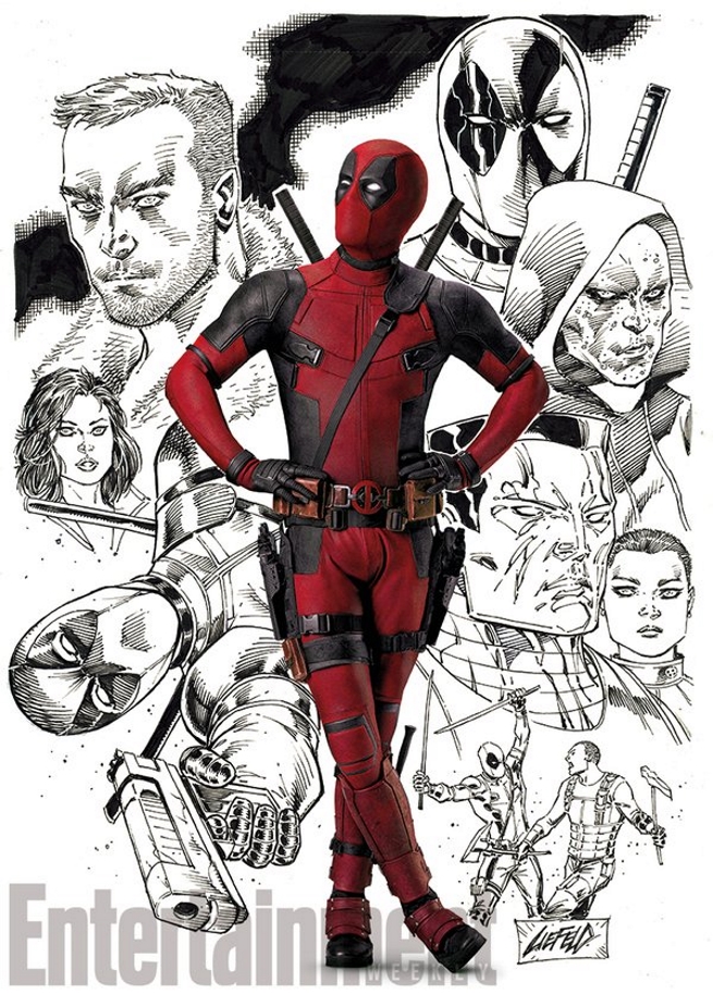Deadpool | Longa ganha pôster desenhado por Rob Liefeld