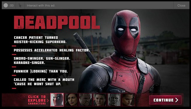 Deadpool | Personagens ganham bios em novas imagens
