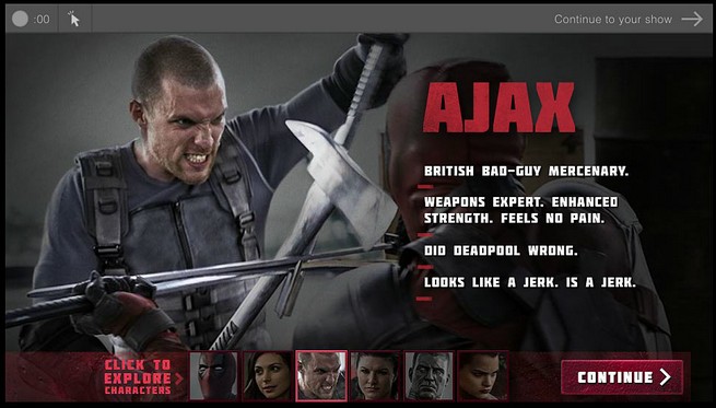 Deadpool | Personagens ganham bios em novas imagens