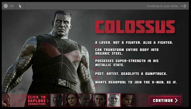 Deadpool | Personagens ganham bios em novas imagens
