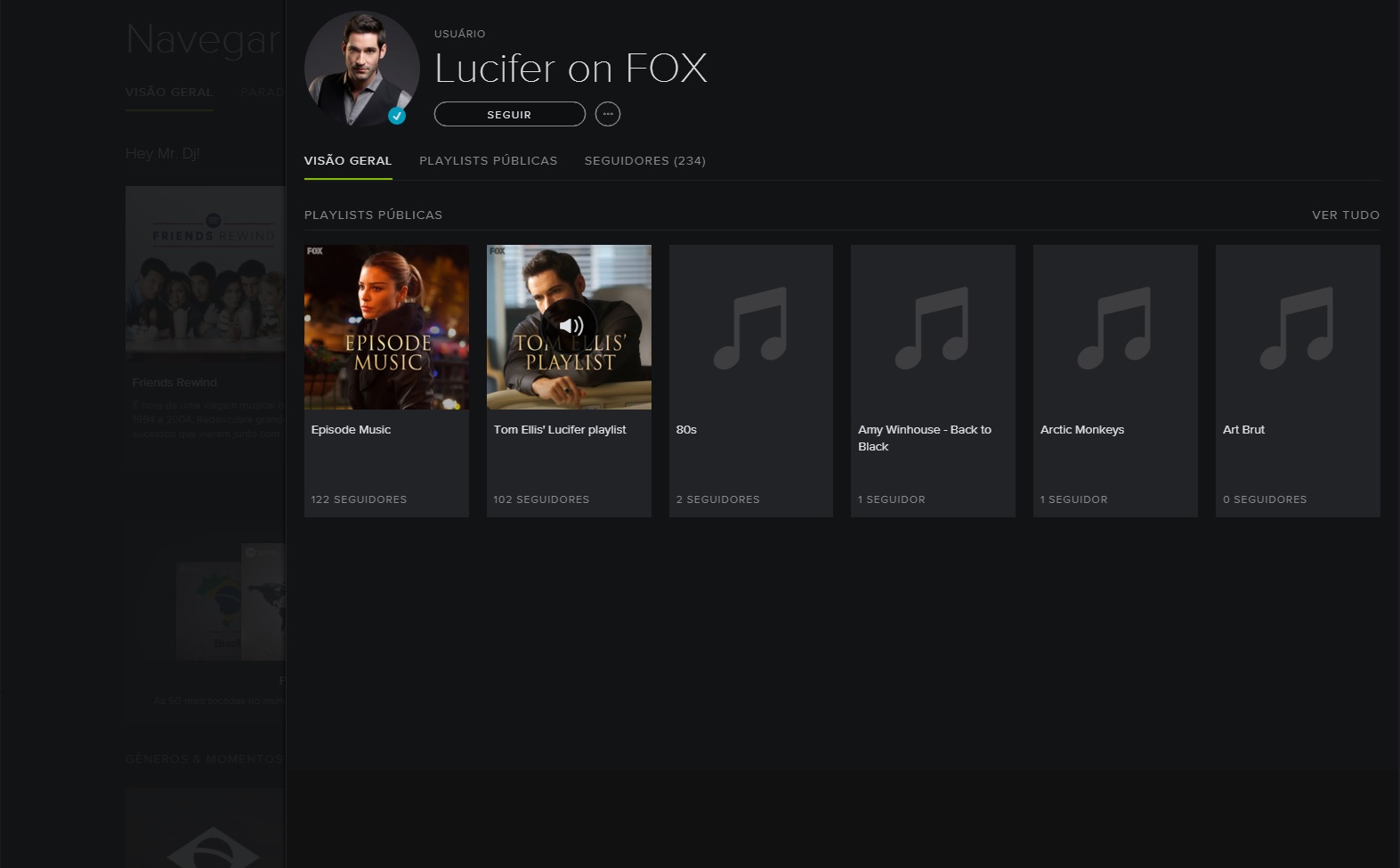 Lucifer | O Anjo Caído compartilha sua playlist em conta oficial no Spotify