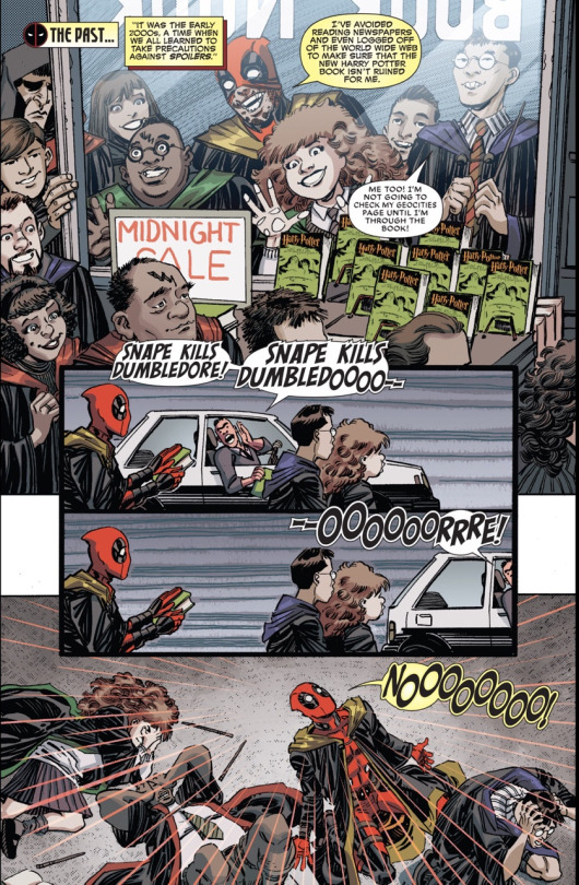 Marvel Comics | Deadpool é um Hufflepuff!