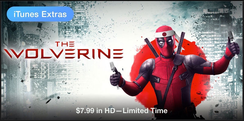 Deadpool | Mercenário Tagarela invade outros filmes em propagandas no iTunes