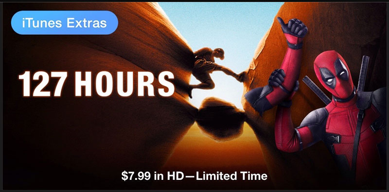 Deadpool | Mercenário Tagarela invade outros filmes em propagandas no iTunes