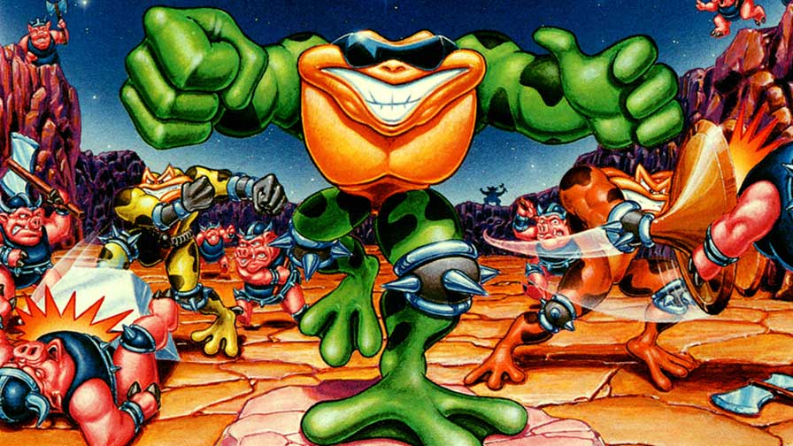 Zerando Battletoads do NES em 12 minutos