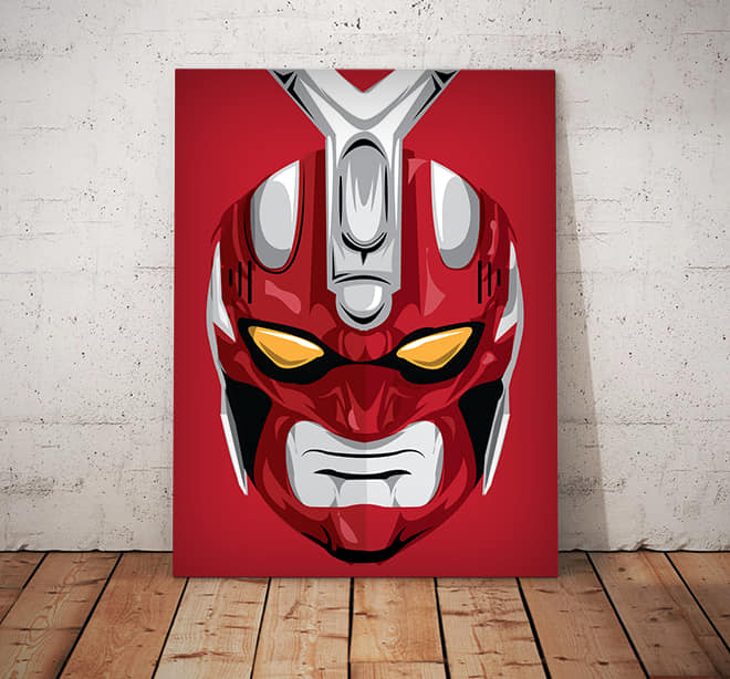 20 artes incríveis de capacetes de séries tokusatsu