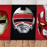 20 artes incríveis de capacetes de séries tokusatsu
