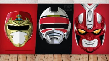 20 artes incríveis de capacetes de séries tokusatsu