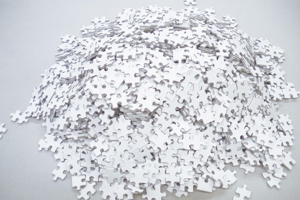 O quebra-cabeça branco de 2.000 peças que vai te tirar do tédio