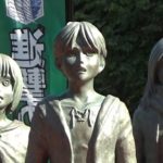 Attack On Titan | Escolheram o local perfeito para estátuas do anime