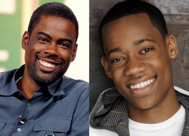 Chris Rock e o ator Tyler James Williams