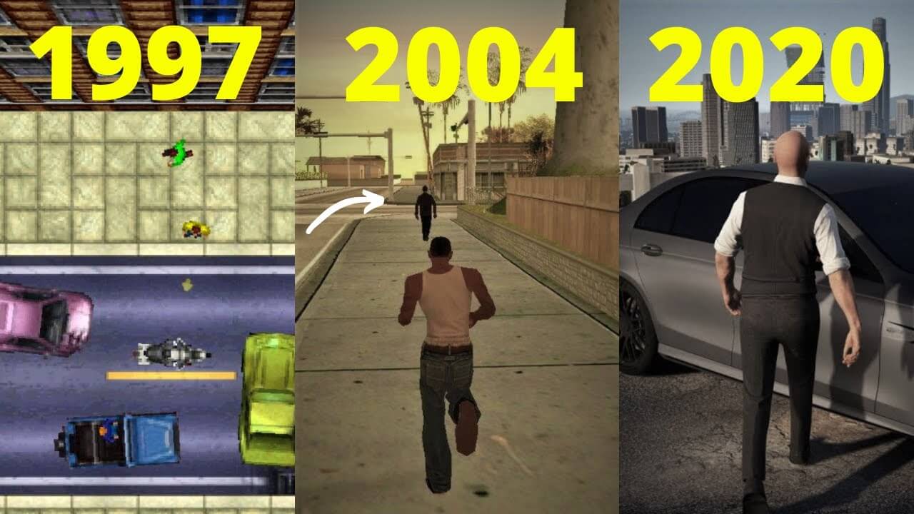 A Evolução INCRÍVEL do GTA ( Evolução Inacreditável De Todos os 11