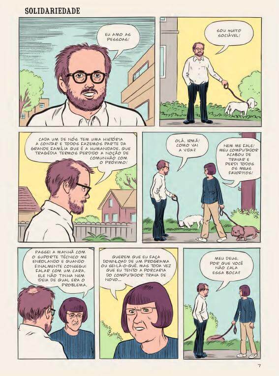 HQ do Dia | Wilson - Daniel Clowes