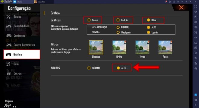 Guia completo para jogar Free Fire no emulador BlueStacks