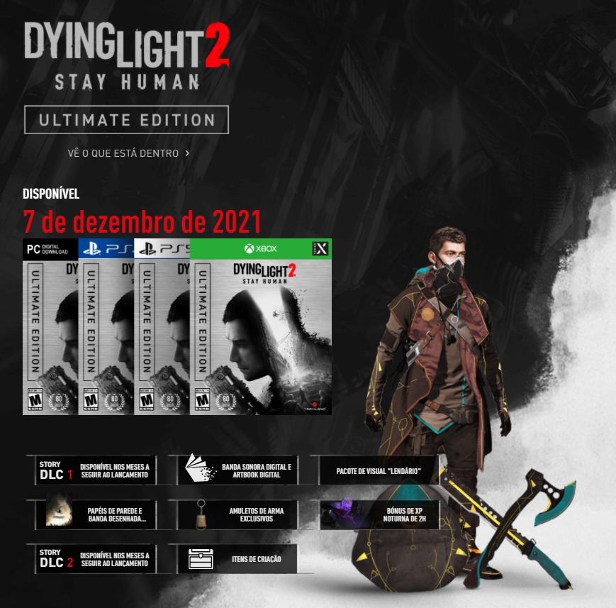 "Dying Light 2 Stay Human" ganha data de lançamento e gameplay