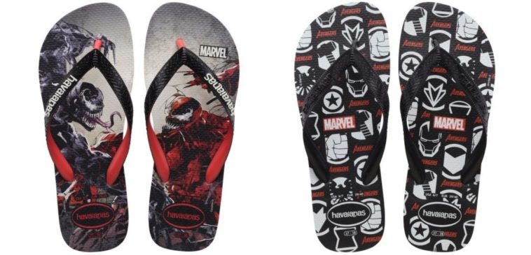 Marvel ganha modelos na nova coleção da Havaianas