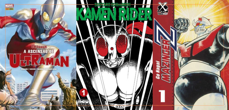 Os mangás de tokusatsu invadiram o País! Bora se apaixonar por eles?