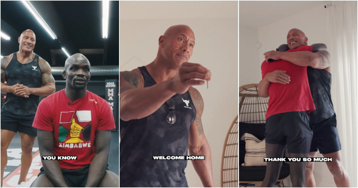 The Rock surpreende e oferece um lar ao lutador de UFC que dormia no sofá do ginásio