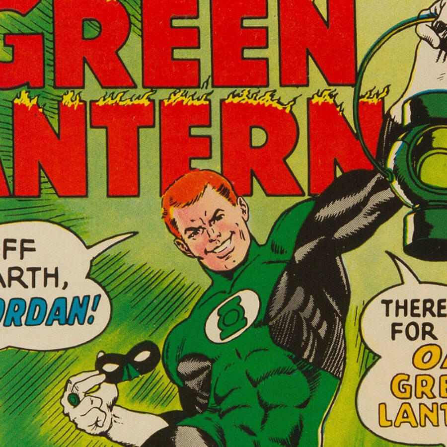 Primeira edição que o super-herói apareceu nos quadrinhos, a Green Lantern #59.