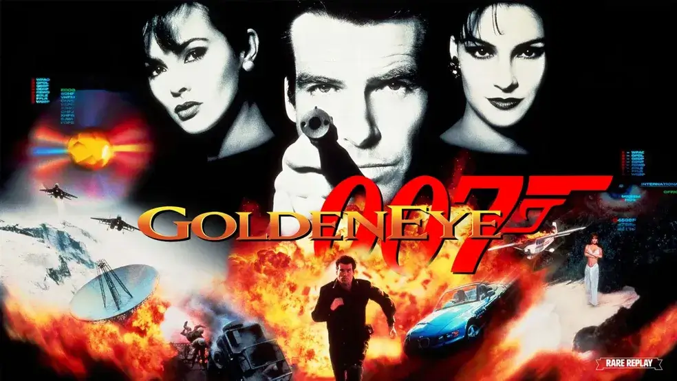 Capa do jogo "GoldenEye 007" para Nintendo 64 