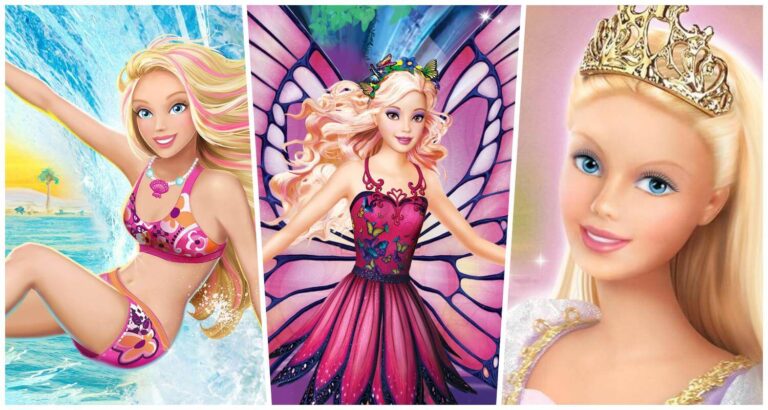 A ordem certa para assistir aos filmes animados da Barbie