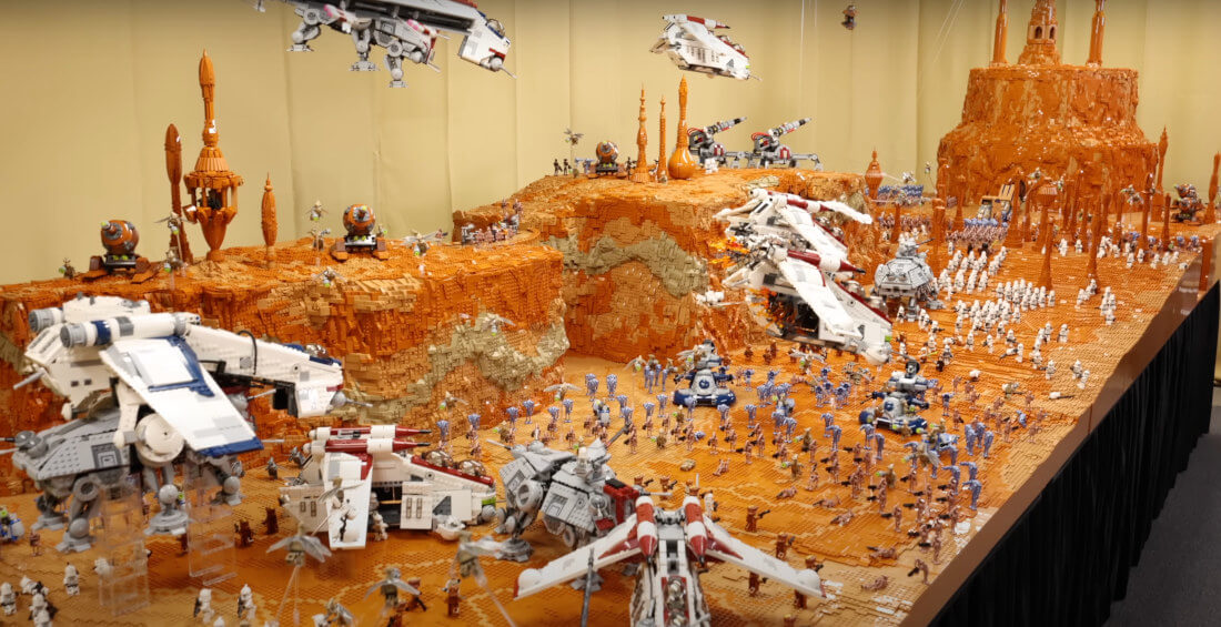 Uma réplica em LEGO que vai deixar qualquer fã de 'Star Wars' de queixo caído
