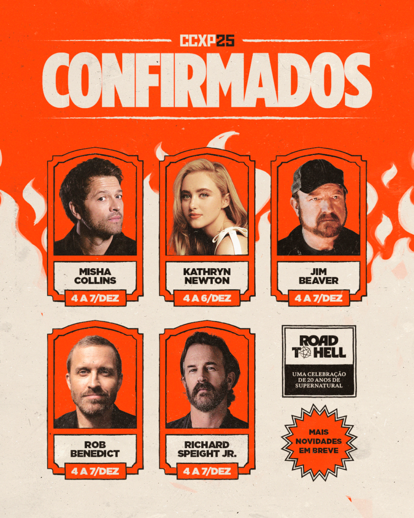 CCXP25 | Evento promovera celebração dos 20 anos de Supernatural