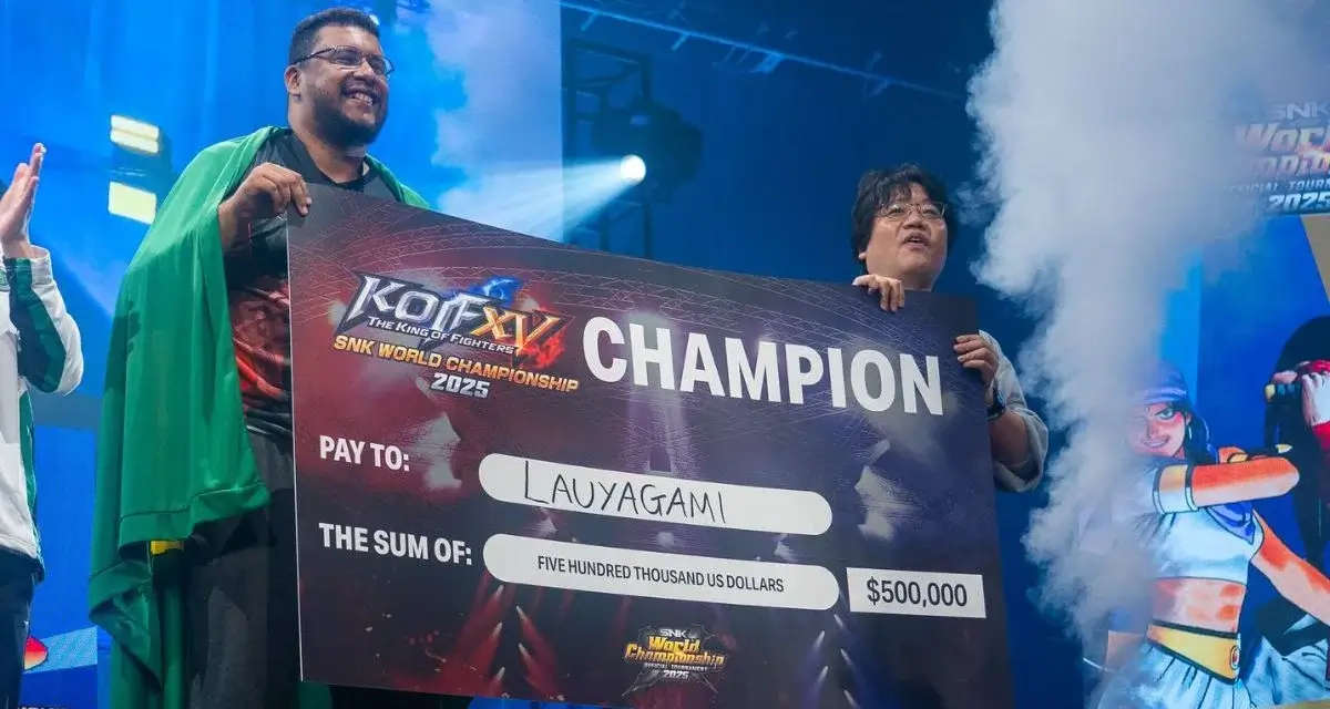 Brasileiro vence mundial de 'KOF XV' e fatura mais de R$ 2,6 milhões
